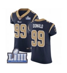 Men's Nike Los Angeles Rams #99 Aaron Donald Navy Blue Team Color Vapor Untouchable Elite Player Super Bowl LIII Bound NFL Jersey