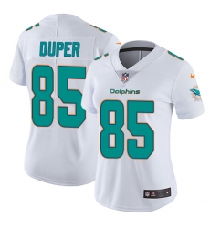 Women's Nike Miami Dolphins #85 Mark Duper Elite White NFL Jersey
