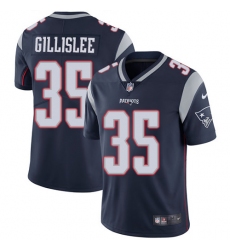 Men's Nike New England Patriots #35 Mike Gillislee Navy Blue Team Color Vapor Untouchable Limited Player NFL Jersey