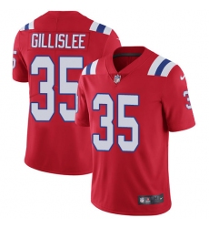 Men's Nike New England Patriots #35 Mike Gillislee Red Alternate Vapor Untouchable Limited Player NFL Jersey