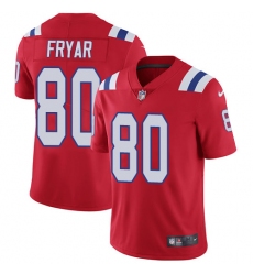 Youth Nike New England Patriots #80 Irving Fryar Red Alternate Vapor Untouchable Limited Player NFL Jersey