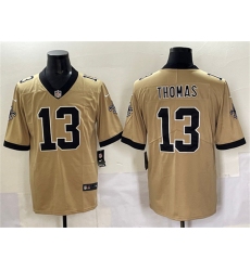 Men's New Orleans Saints #13 Michael Thomas Gold Alternate Vapor Limited Football Stitched Jersey