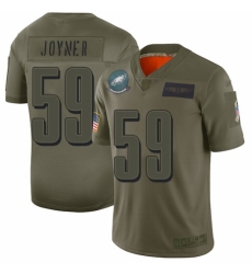Women's Philadelphia Eagles #59 Seth Joyner Limited Camo 2019 Salute to Service Football Jersey