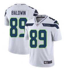 Men's Nike Seattle Seahawks #89 Doug Baldwin White Vapor Untouchable Limited Player NFL Jersey