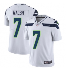 Youth Nike Seattle Seahawks #7 Blair Walsh Elite White NFL Jersey