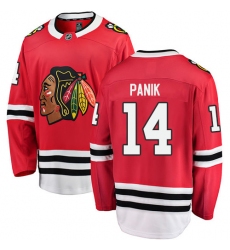 Men's Chicago Blackhawks #14 Richard Panik Fanatics Branded Red Home Breakaway NHL Jersey