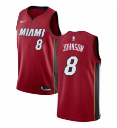 Youth Nike Miami Heat #8 Tyler Johnson Swingman Red NBA Jersey Statement Edition