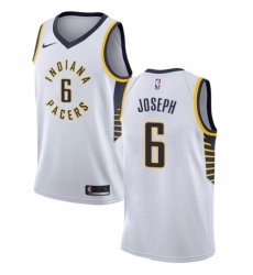 Youth Nike Indiana Pacers #6 Cory Joseph Swingman White NBA Jersey - Association Edition