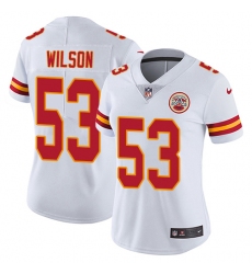 Women's Nike Kansas City Chiefs #53 Ramik Wilson White Vapor Untouchable Elite Player NFL Jersey