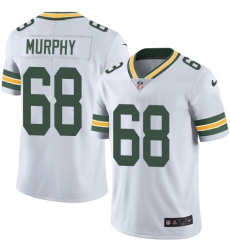 Youth Nike Green Bay Packers #68 Kyle Murphy White Vapor Untouchable Elite Player NFL Jersey