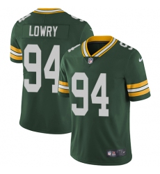 Men's Nike Green Bay Packers #94 Dean Lowry Green Team Color Vapor Untouchable Limited Player NFL Jersey