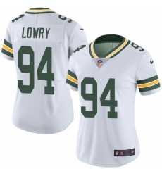 Women's Nike Green Bay Packers #94 Dean Lowry White Vapor Untouchable Limited Player NFL Jersey