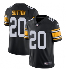 Youth Nike Pittsburgh Steelers #20 Cameron Sutton Black Alternate Vapor Untouchable Limited Player NFL Jersey