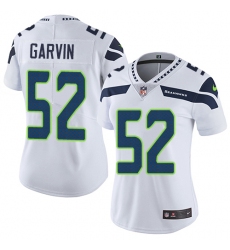 Women's Nike Seattle Seahawks #52 Terence Garvin White Vapor Untouchable Limited Player NFL Jersey