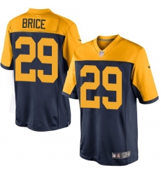 Youth Nike Green Bay Packers #29 Kentrell Brice Limited Navy Blue Alternate NFL Jersey