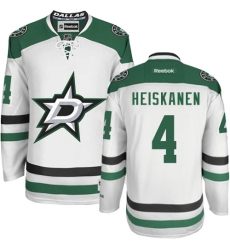 Women's Reebok Dallas Stars #4 Miro Heiskanen Authentic White Away NHL Jersey