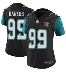 Women's Nike Jacksonville Jaguars #99 Marcell Dareus Black Alternate Vapor Untouchable Elite Player NFL Jersey
