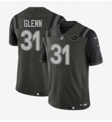 Men's New York Jets #31 Aaron Glenn Black Rivalries Collection Jersey