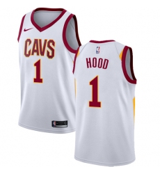 Youth Nike Cleveland Cavaliers #1 Rodney Hood Authentic White NBA Jersey - Association Edition