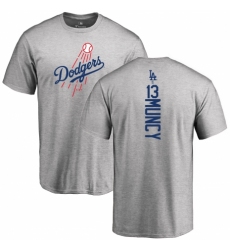 MLB Nike Los Angeles Dodgers #13 Max Muncy Ash Backer T-Shirt