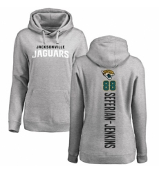 NFL Women's Nike Jacksonville Jaguars #88 Austin Seferian-Jenkins Ash Backer Pullover Hoodie