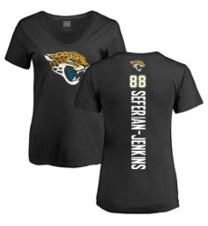 NFL Women's Nike Jacksonville Jaguars #88 Austin Seferian-Jenkins Black Backer V-Neck T-Shirt