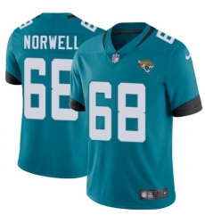 Youth Nike Jacksonville Jaguars #68 Andrew Norwell Black Alternate Vapor Untouchable Limited Player NFL Jersey
