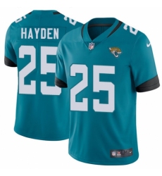 Men's Nike Jacksonville Jaguars #25 D.J. Hayden Black Alternate Vapor Untouchable Limited Player NFL Jersey