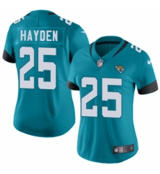 Women's Nike Jacksonville Jaguars #25 D.J. Hayden Black Alternate Vapor Untouchable Elite Player NFL Jersey
