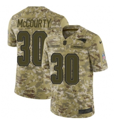 Men's Nike New England Patriots #30 Jason McCourty Limited Camo 2018 Salute to Service NFL Jersey