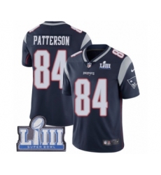 Youth Nike New England Patriots #84 Cordarrelle Patterson Navy Blue Team Color Vapor Untouchable Limited Player Super Bowl LIII Bound NFL Jersey