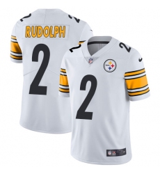 Youth Nike Pittsburgh Steelers #2 Mason Rudolph White Vapor Untouchable Limited Player NFL Jersey