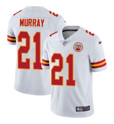 Youth Nike Kansas City Chiefs #21 Eric Murray White Vapor Untouchable Limited Player NFL Jersey