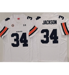 Men's Auburn Tigers #34 Bo Jackson White 2024 F.U.S.E. Limited Stitched Jersey