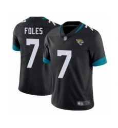Youth Jacksonville Jaguars #7 Nick Foles Black Team Color Vapor Untouchable Limited Player Football Jersey