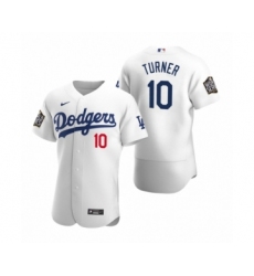 Men's Los Angeles Dodgers #11 A.J. Pollock Royal 2020 World Series Champions Authentic Jersey