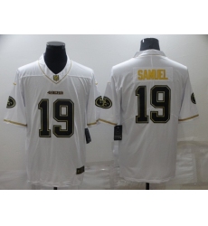Men's San Francisco 49ers #19 Deebo Samuel Nike White-Gold Limited Player Jersey