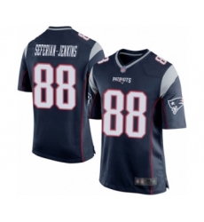 Men's New England Patriots #88 Austin Seferian-Jenkins Game Navy Blue Team Color Football Jersey