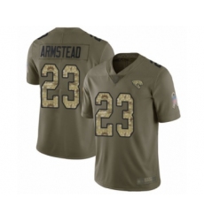 Men's Jacksonville Jaguars #23 Ryquell Armstead Limited Olive Camo 2017 Salute to Service Football Jersey