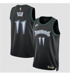 Men's Minnesota Timberwolves #11 Naz Reid Black 2025 Classic Edition Stitched Jersey