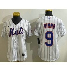 Women's Chicago Cubs #9 Miguel Amaya White Limited Jersey