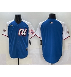 Men's National League St. Louis Cardinals Blank Blue Alternate 2025 All-Star Edition Limited Stitched Baseball Jersey