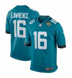 Men's Jacksonville Jaguars #16 Trevor Lawrence Nike Teal 2021 NFL Draft First Round Pick Game Jersey Men's Jacksonville Jaguars #16 Trevor Lawrence Nike Teal 2021 NFL Draft First Round Pick Game Jersey