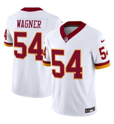 Men's Washington Commanders #54 Bobby Wagner White 2025 F.U.S.E. Throwback Vapor Limited Football Stitched Jersey Men's Washington Commanders #54 Bobby Wagner White 2025 F.U.S.E. Throwback Vapor Limited Football Stitched Jersey