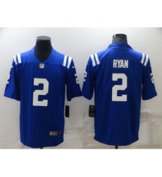 Men's Indianapolis Colts #2 Matt Ryan Blue Vapor Untouchable Limited Stitched Jersey