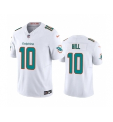 Men's Miami Dolphins #10 Tyreek Hill White 2023 F.U.S.E Vapor Limited Stitched Football Jersey Men's Miami Dolphins #10 Tyreek Hill White 2023 F.U.S.E Vapor Limited Stitched Football Jersey