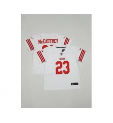 Toddlers San Francisco 49ers #23 Christian McCaffrey 2022 White Vapor Untouchable Stitched Limited Jersey