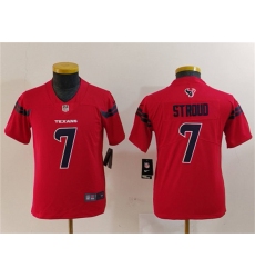 Youth Houston Texans #7 C.J. Stroud Red Vapor Untouchable Limited Stitched Jersey Youth Houston Texans #7 C.J. Stroud Red Vapor Untouchable Limited Stitched Jersey