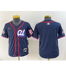 Youth American League Detroit Tigers Blank Navy 2025 All-Star Edition Limited Stitched Baseball Jersey