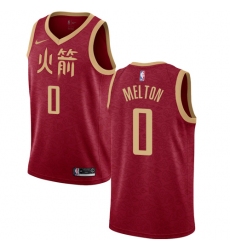 Youth Nike Houston Rockets #0 De'Anthony Melton Swingman Red NBA Jersey - 2018 19 City Edition